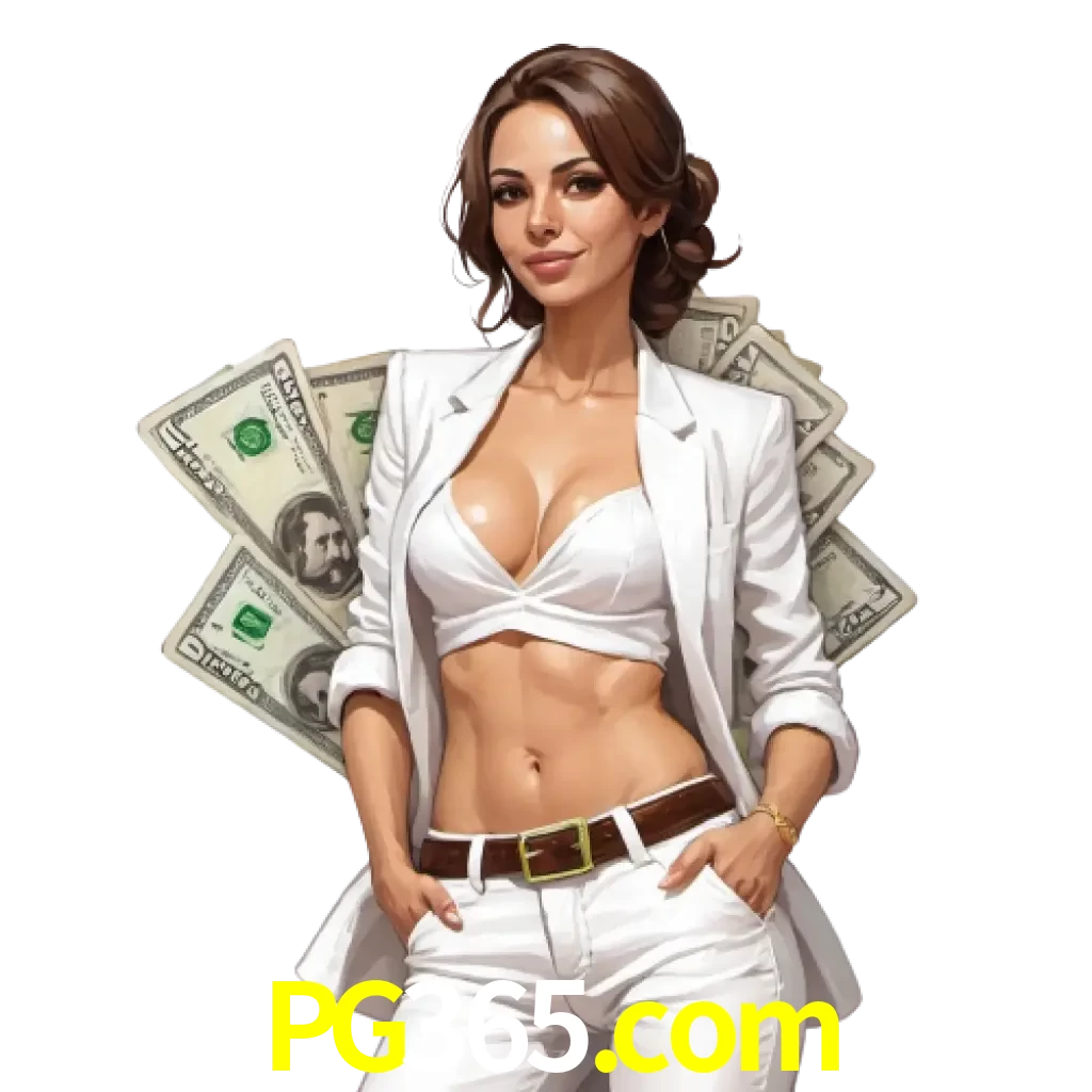 woman with money playing in pg365 bet casino